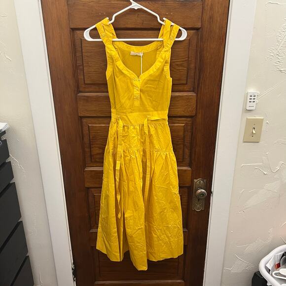 Ulla Johnson Lilith Dress Goldenrod Yellow size 0 $445 NWT's Women's New - Picture 1 of 16